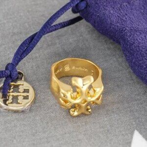 Tory Burch Roxanne Logo Ring (Brand New with Dust Bag)